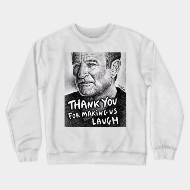 Robin Williams - Rip Crewneck Sweatshirt by benheineart